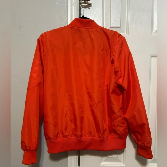 Inso Orange Bomber Jacket - Women's Lightweight Zip-Up - Picture 2 of 3